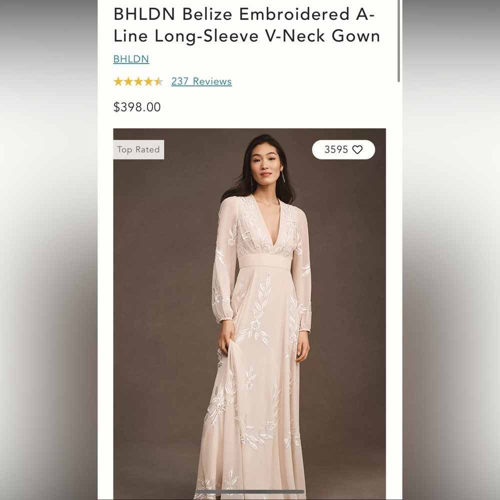 BHLDN Belize gown